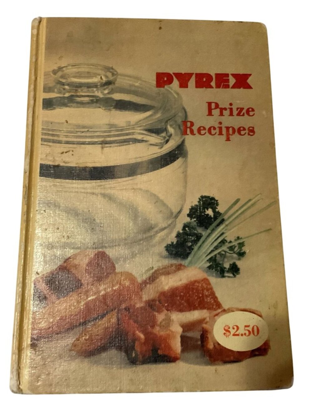 Vintage Pyrex Prize Recipes Hardcover Cookbook 1953 Greystone Press Edition